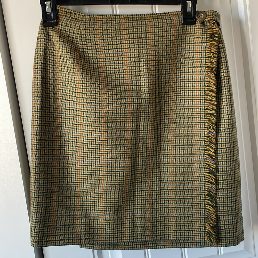 Carlisle Wool Wrap Skirt (size 2)